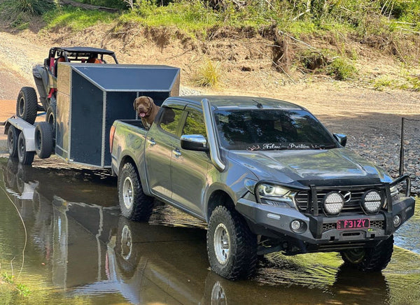 2021+ DMAX (new shape) 4" Stainless Steel Snorkel Kit