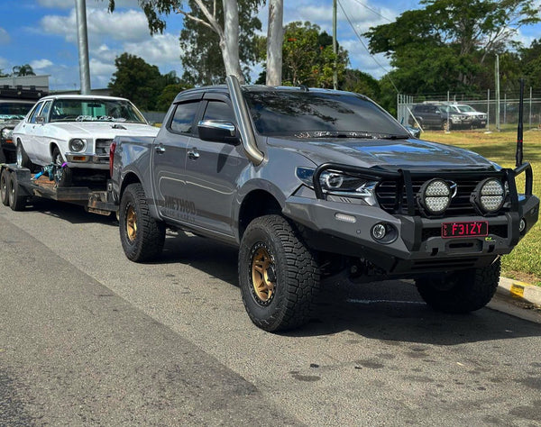 2021+ DMAX (new shape) 4" Stainless Steel Snorkel Kit
