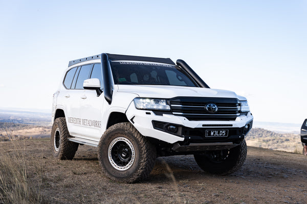 Twin 5" 300 Series LandCruiser Stainless Steel Snorkel Kit