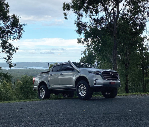 2021+ DMAX (new shape) 4" Stainless Steel Snorkel Kit