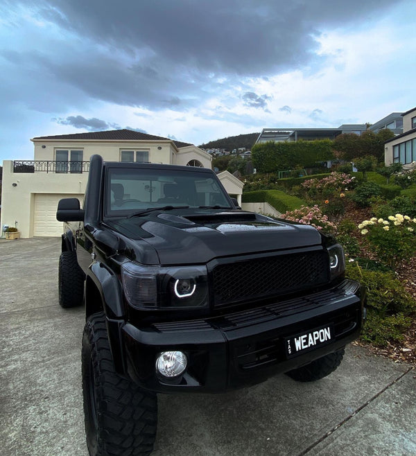 5" 76/78/79 Series LandCruiser Stainless Steel Snorkel Kit