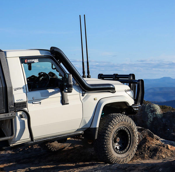 5" 76/78/79 Series LandCruiser Stainless Steel Snorkel Kit