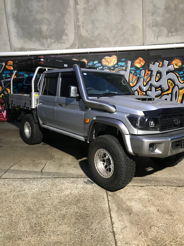 5" 76/78/79 Series LandCruiser Stainless Steel Snorkel Kit