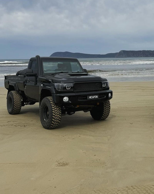 5" 76/78/79 Series LandCruiser Stainless Steel Snorkel Kit
