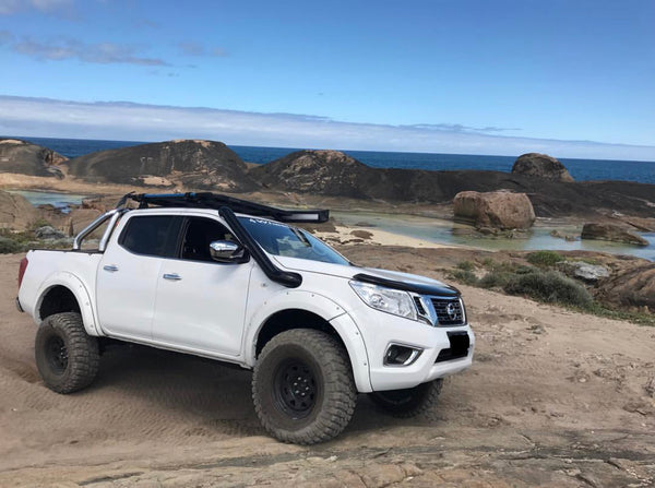 NP300/D23 Navara (2014+) 4" Stainless Steel Snorkel Kit