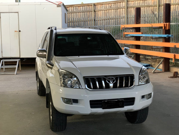 120 Series LandCruiser Prado (2002–2009) 4" Stainless Steel Snorkel Kit
