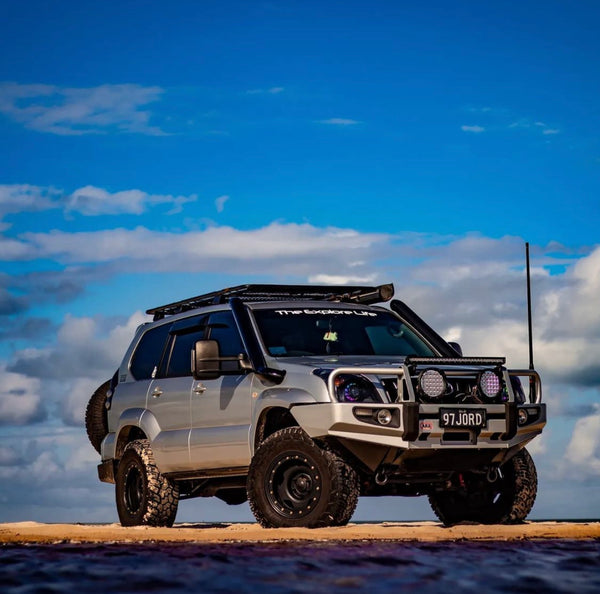 120 Series LandCruiser Prado (2002–2009) 4" Stainless Steel Snorkel Kit
