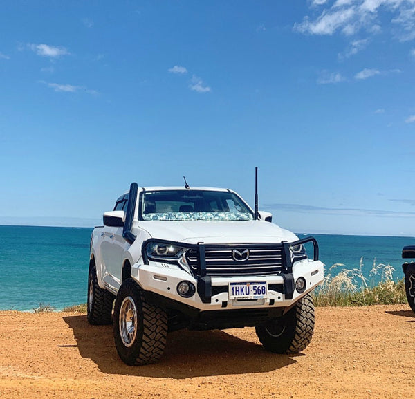 2021+ MAZDA BT-50 (new shape) 4" Stainless Steel Snorkel Kit