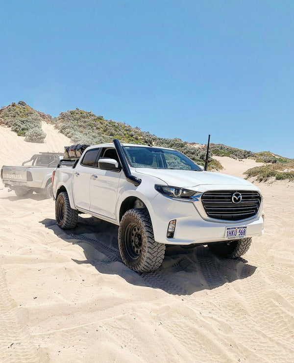 2021+ MAZDA BT-50 (new shape) 4" Stainless Steel Snorkel Kit