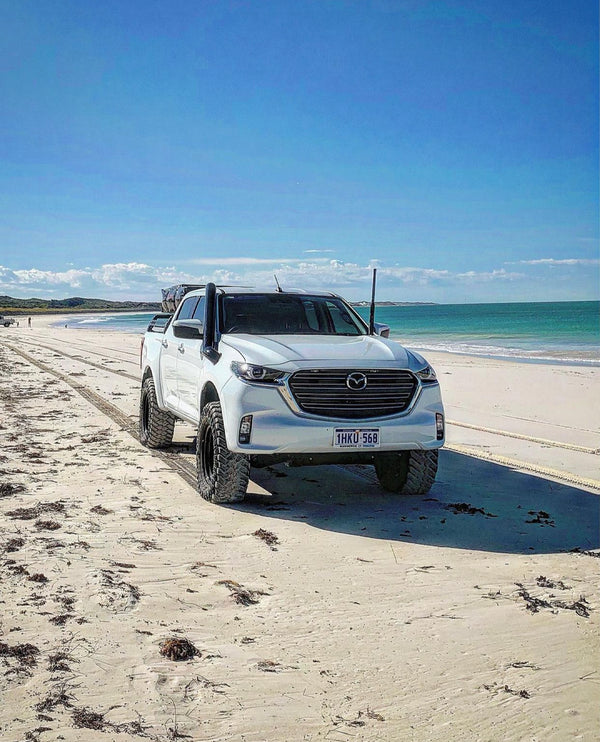 2021+ MAZDA BT-50 (new shape) 4" Stainless Steel Snorkel Kit