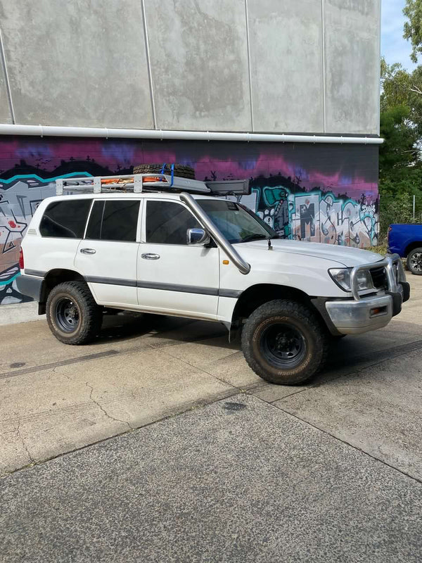 100/105 Series LandCruiser (1998–2007) 4" Stainless Steel Snorkel Kit