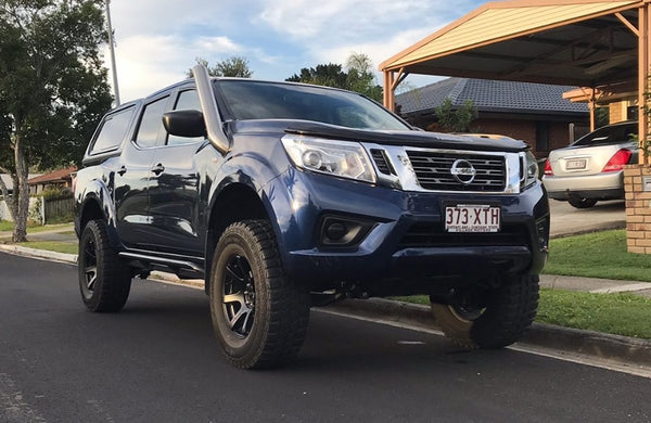 NP300/D23 Navara (2014+) 4" Stainless Steel Snorkel Kit