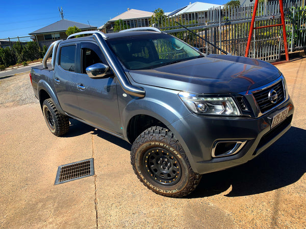 NP300/D23 Navara (2014+) 4" Stainless Steel Snorkel Kit
