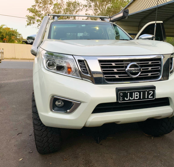 NP300/D23 Navara (2014+) 4" Stainless Steel Snorkel Kit